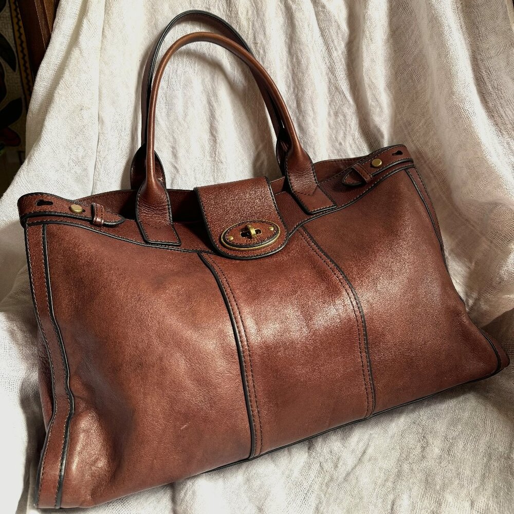 Fossil Large Weekender Bag | Leather
